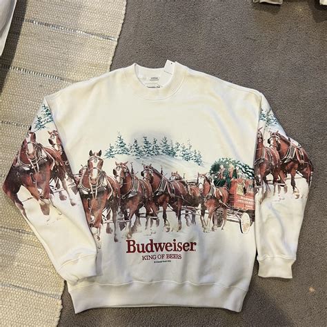 abercrombie budweiser sweatshirt